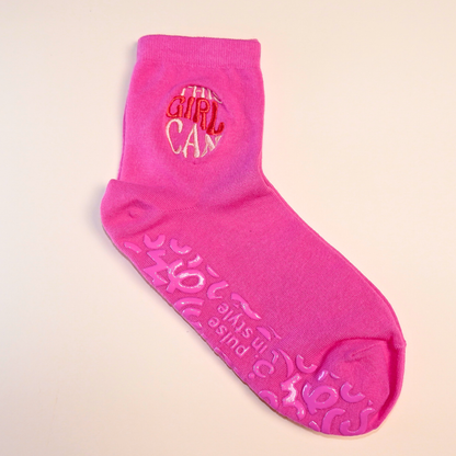 This Girl Can Crew Socks