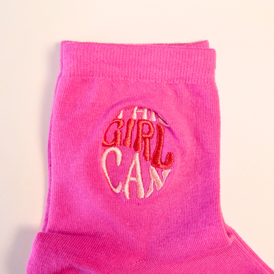 This Girl Can Crew Socks