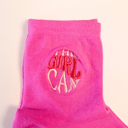 This Girl Can Crew Socks