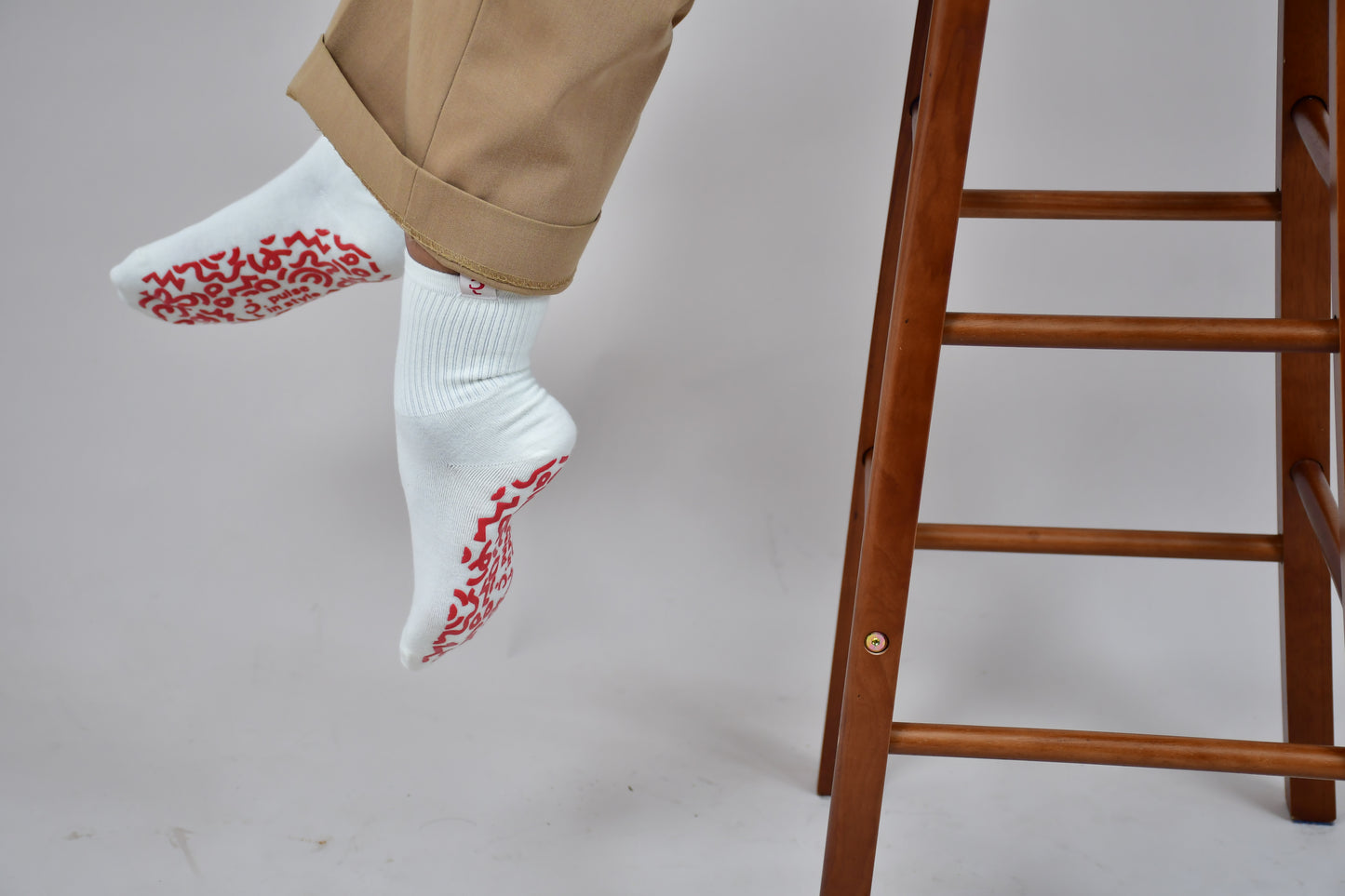 Ivory Crew Socks