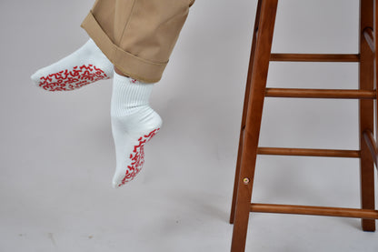 Ivory Crew Socks