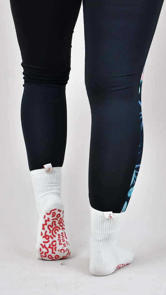 Ivory Crew Socks