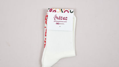 Ivory Crew Socks